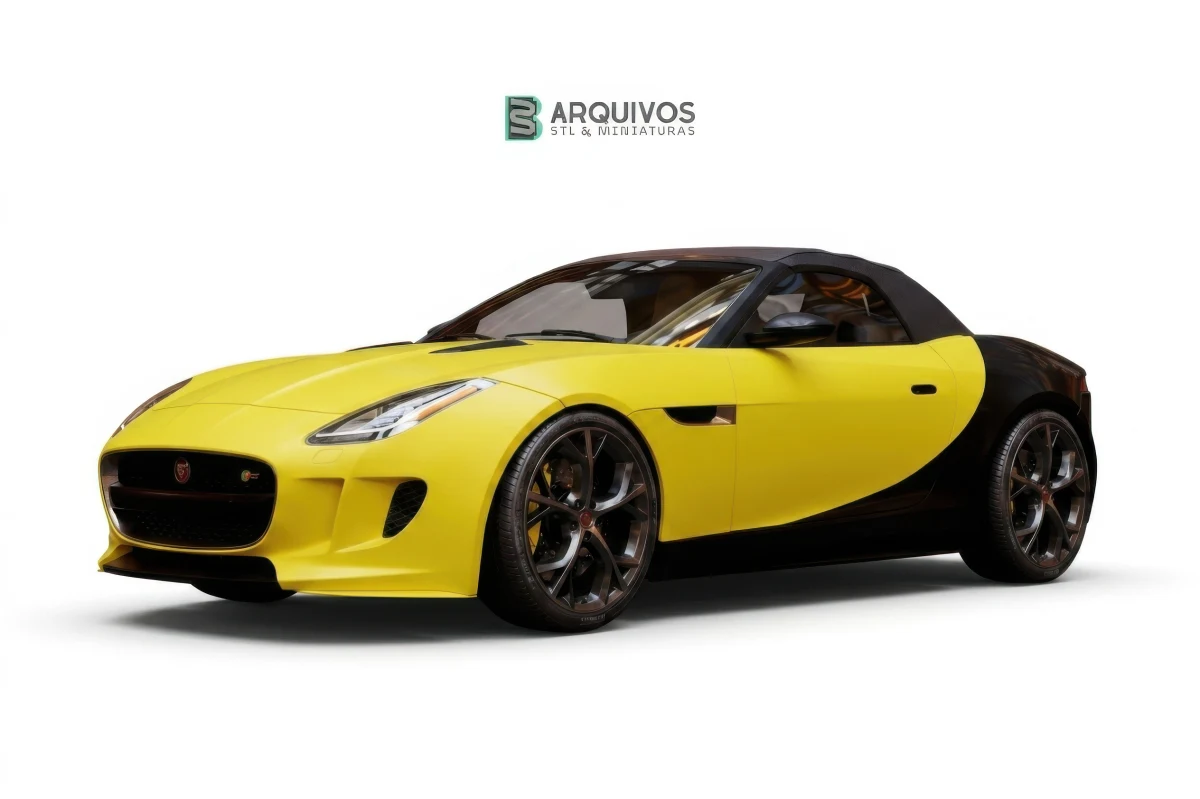 Modelo 3D STL - Jaguar F TYPE Convertable 2015
